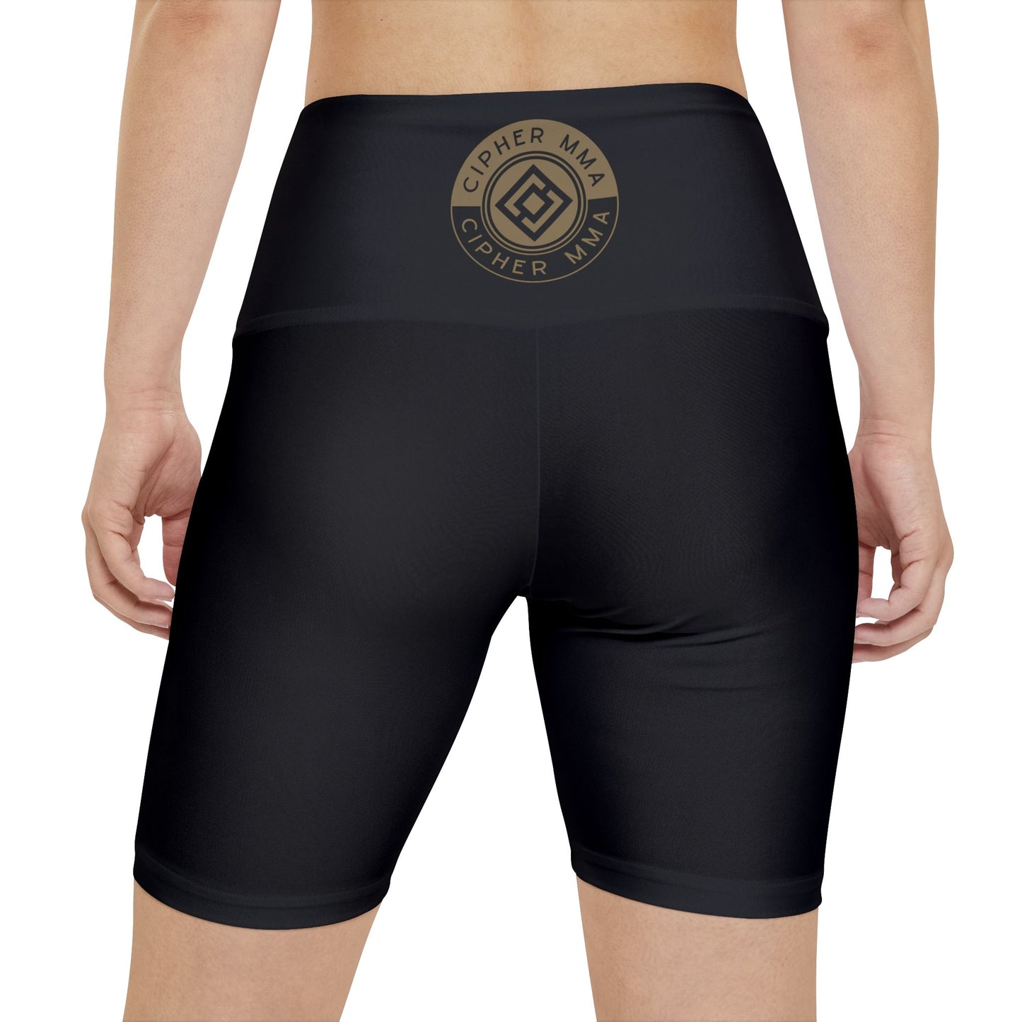 Cipher MMA Women's Workout Shorts — Cipher MMA High-Waist Performance Biker Shorts
