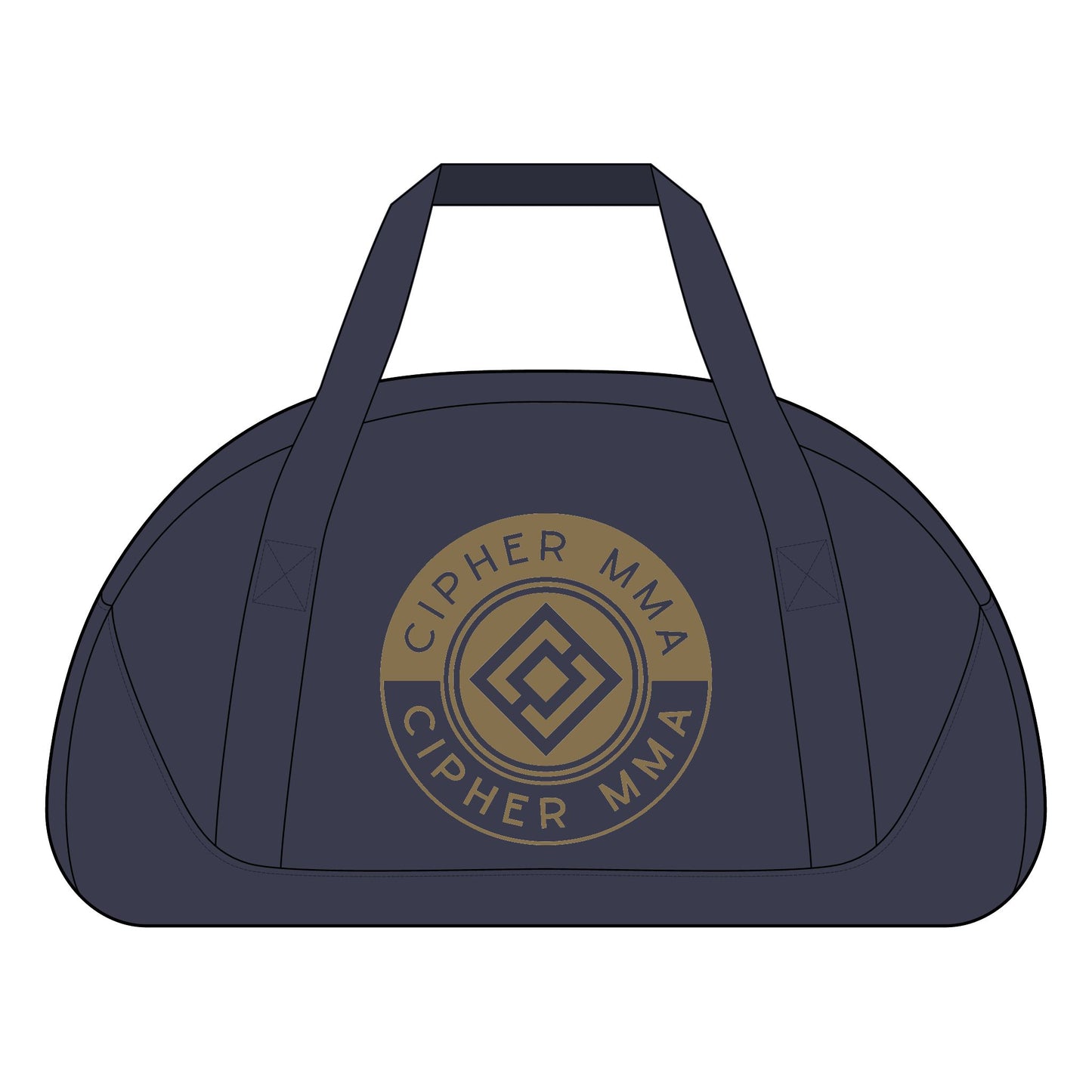 Cipher MMA Access Dome Duffel Bag — Gym Travel Sports Duffel with Logo