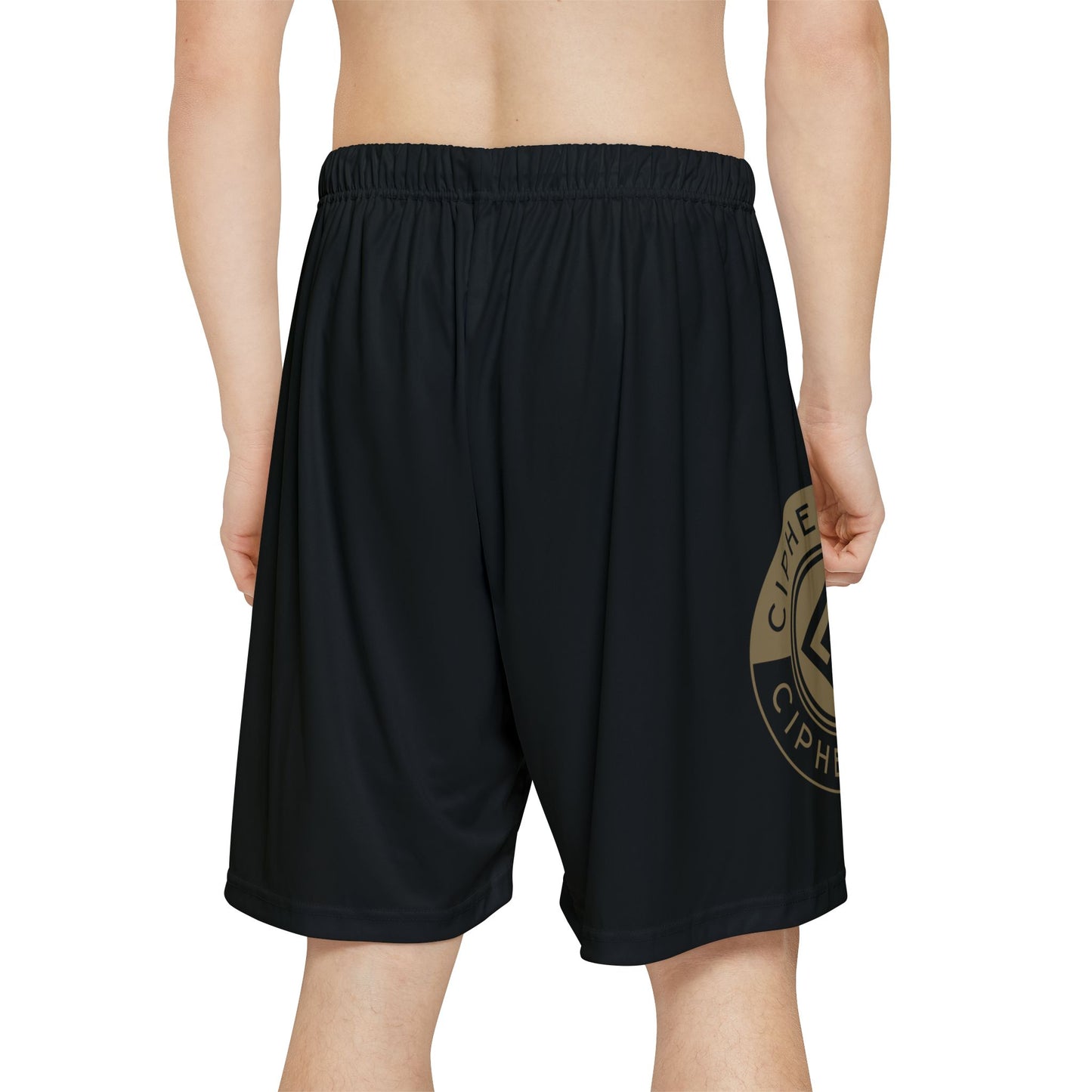 Cipher MMA Men's Athletic Shorts — Black Performance Training Shorts