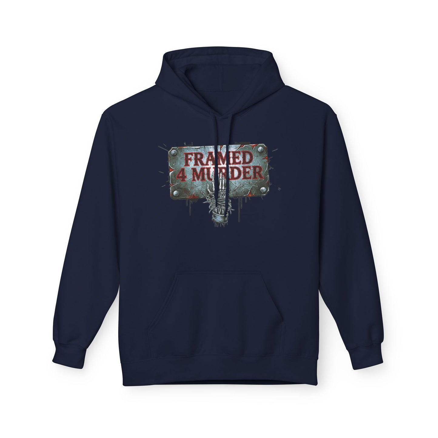 Framed 4 Murder Graphic Hoodie — Rock Band Logo Pullover
