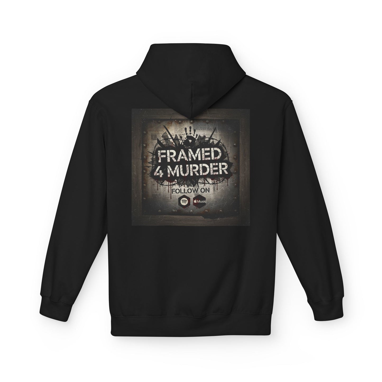 Framed 4 Murder Graphic Hoodie — F4M Fan Favorite Pullover