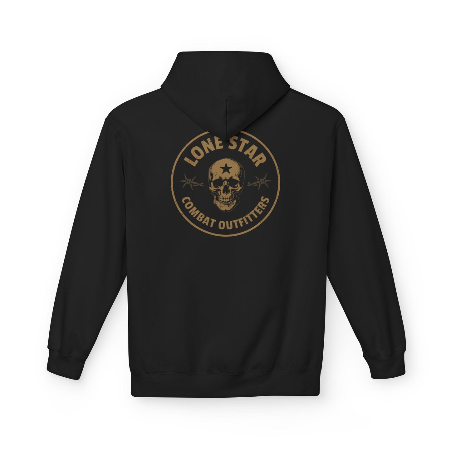 Lone Star Combat Outfitters Skull Hoodie — Vintage Military Tactical Pullover