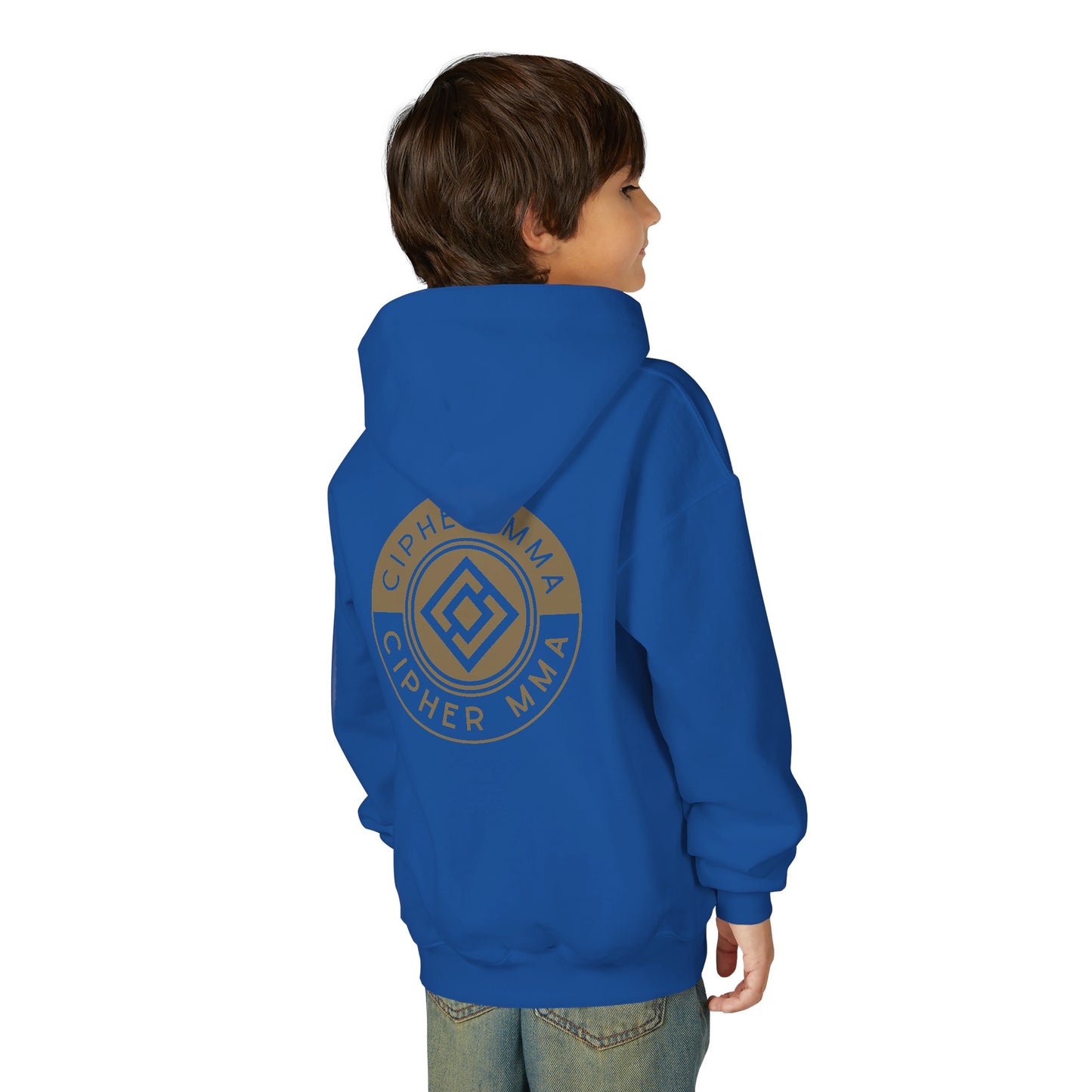 Cipher MMA Youth Hoodie — Athletic Martial Arts Logo Pullover