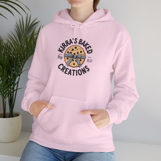 Bakery Logo Hoodie — "Kirra's Baked Creations" Branded Pullover