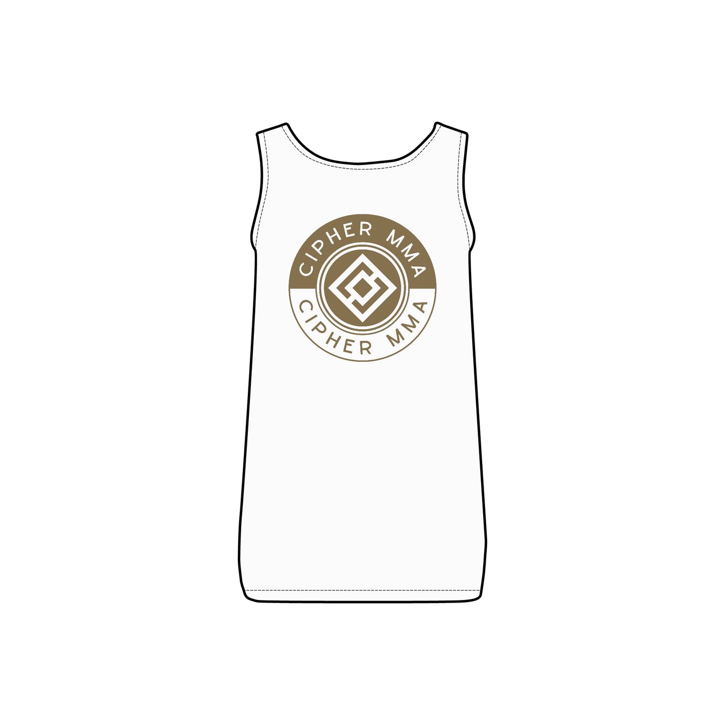 CIPHER MMA Women's Micro Ribbed Tank - Stylish Activewear Top