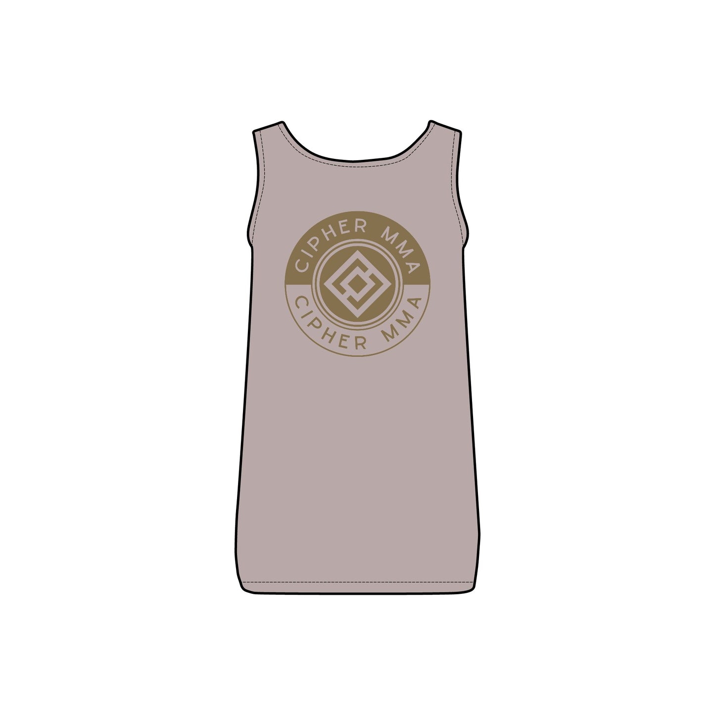 CIPHER MMA Women's Micro Ribbed Tank - Stylish Activewear Top