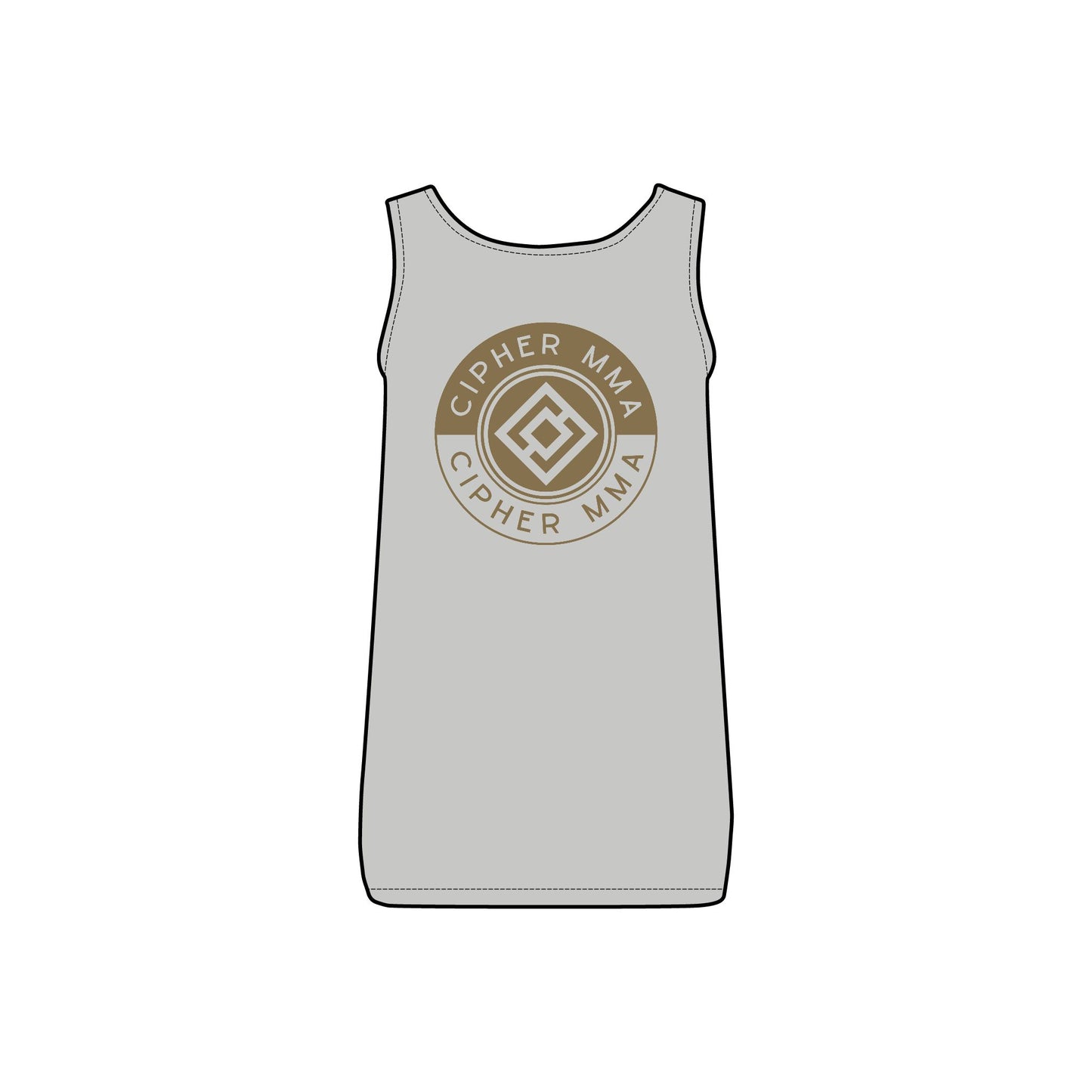 CIPHER MMA Women's Micro Ribbed Tank - Stylish Activewear Top