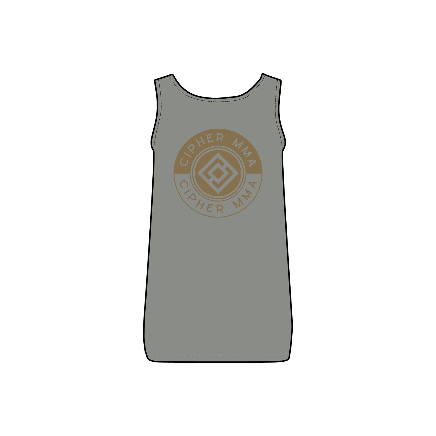 CIPHER MMA Women's Micro Ribbed Tank - Stylish Activewear Top
