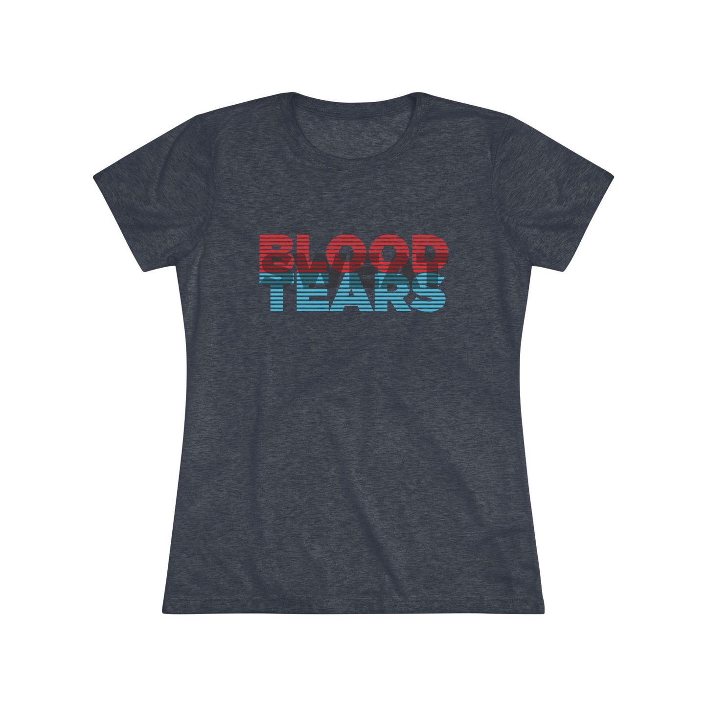 Women's Tee — Retro 'Blood Sweat & Tears' Graphic Shirt