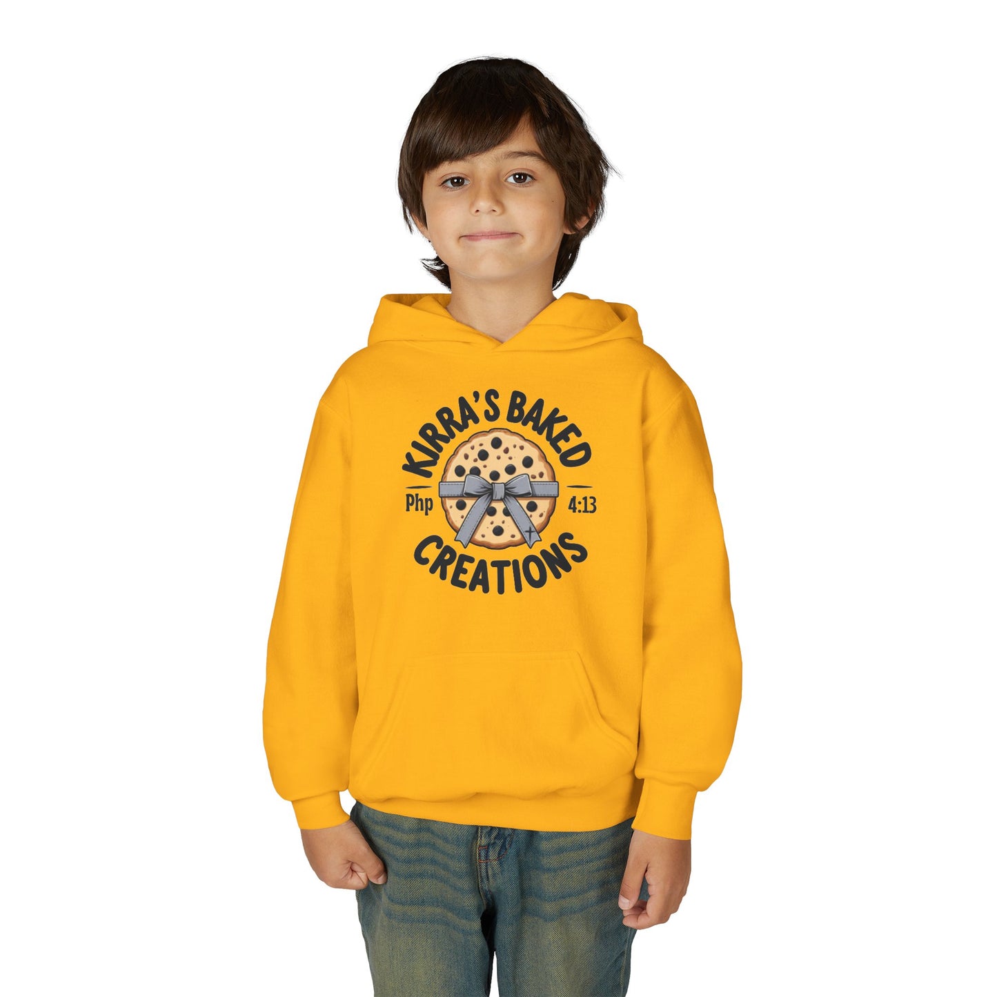 Youth Hoodie - Kirra's Baked Creations Cookie Logo Sweatshirt
