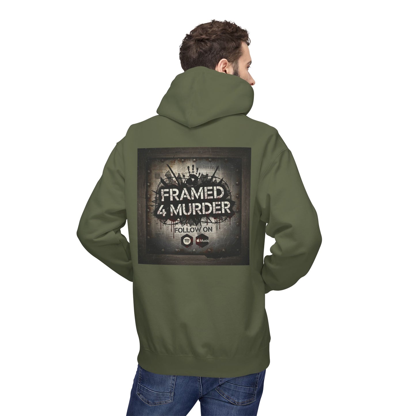 Framed 4 Murder Graphic Hoodie — F4M Fan Favorite Pullover