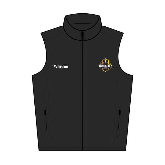 Embroidered Soft Shell Vest — Owner name - Logo