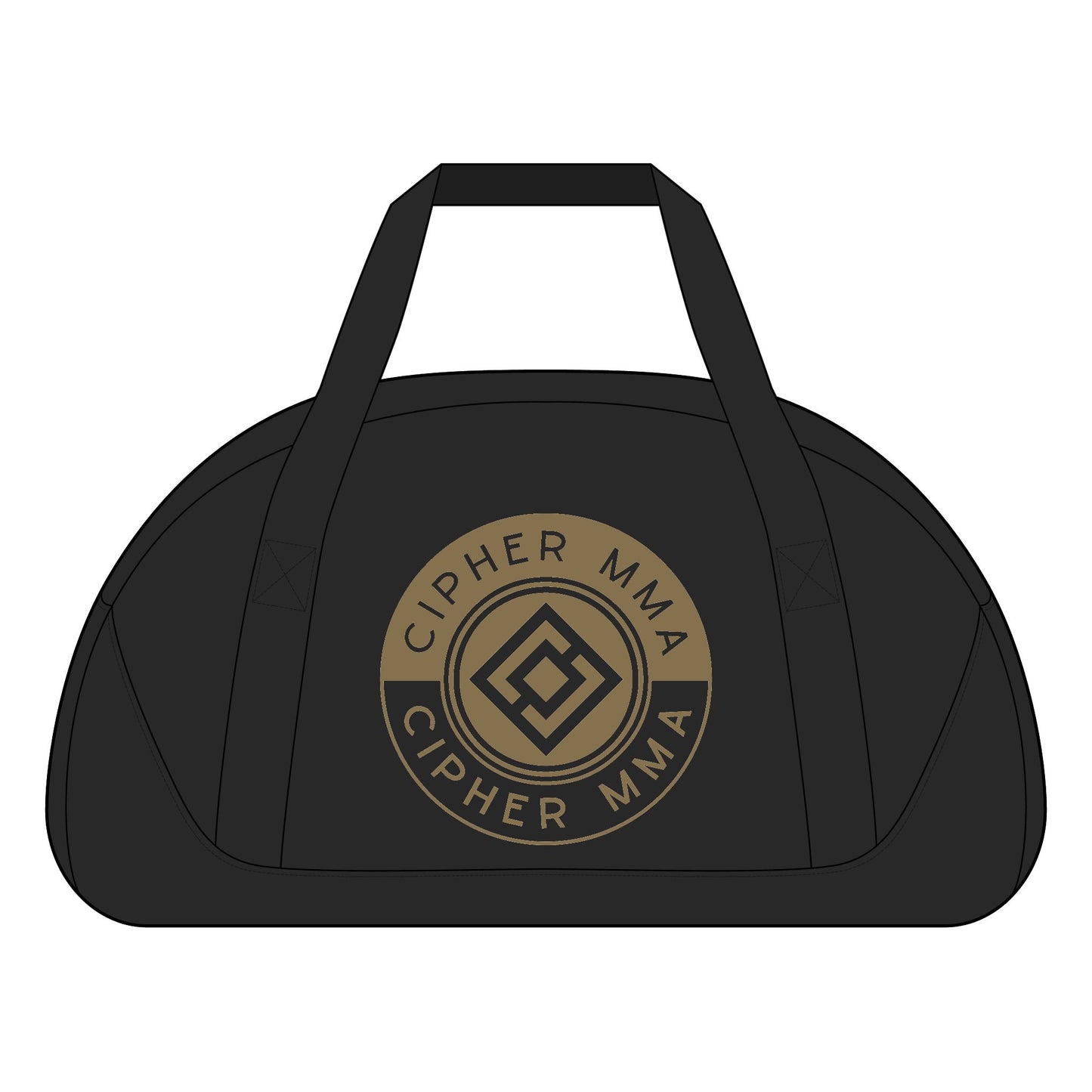 Cipher MMA Access Dome Duffel Bag — Gym Travel Sports Duffel with Logo