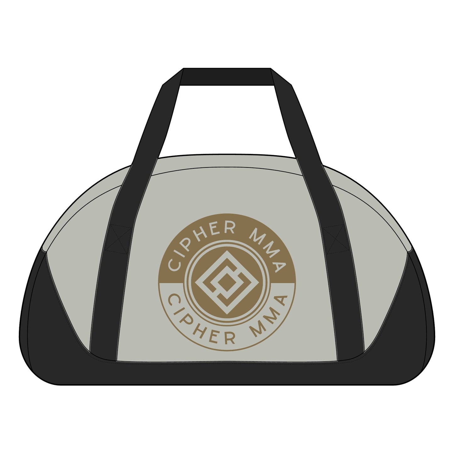 Cipher MMA Access Dome Duffel Bag — Gym Travel Sports Duffel with Logo