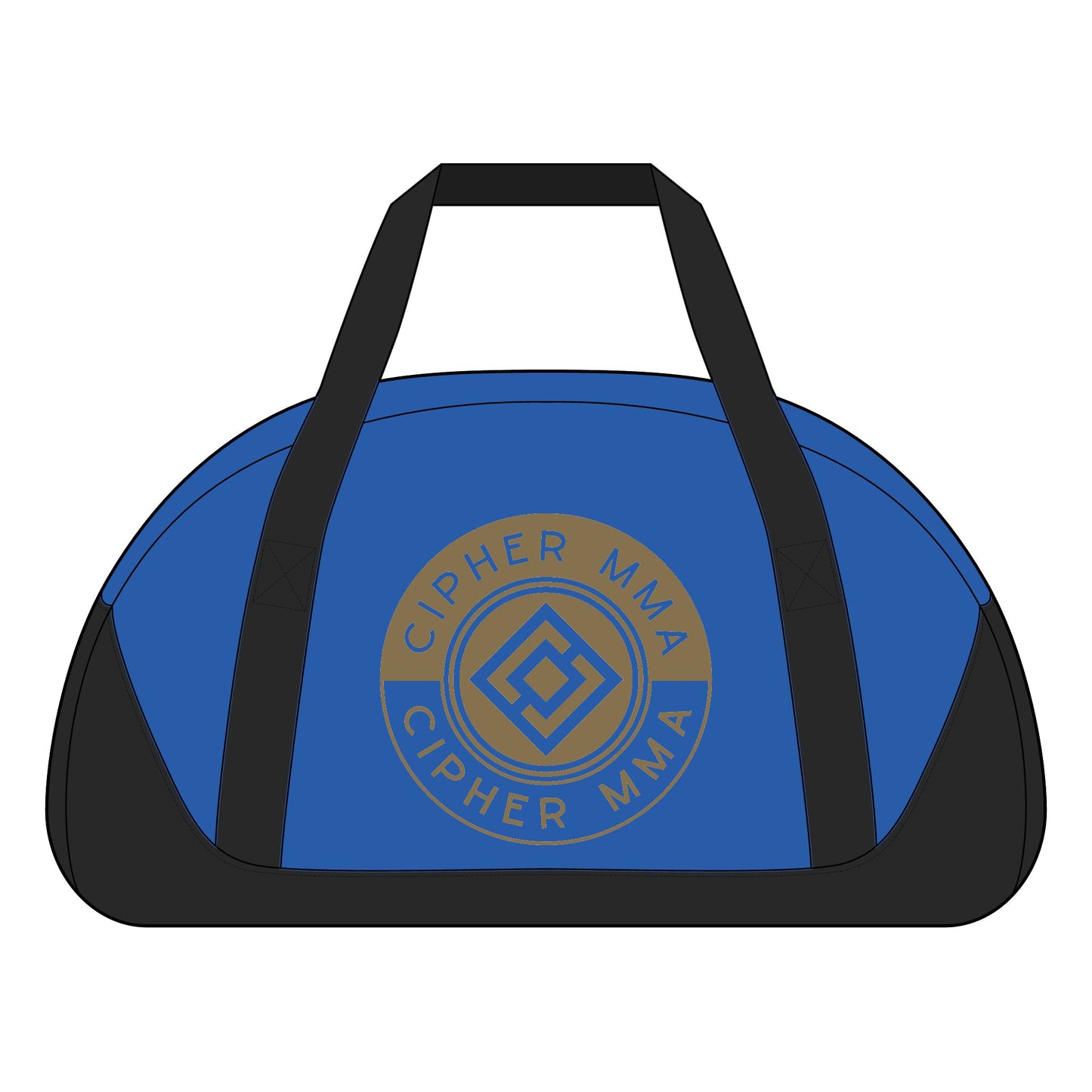 Cipher MMA Access Dome Duffel Bag — Gym Travel Sports Duffel with Logo