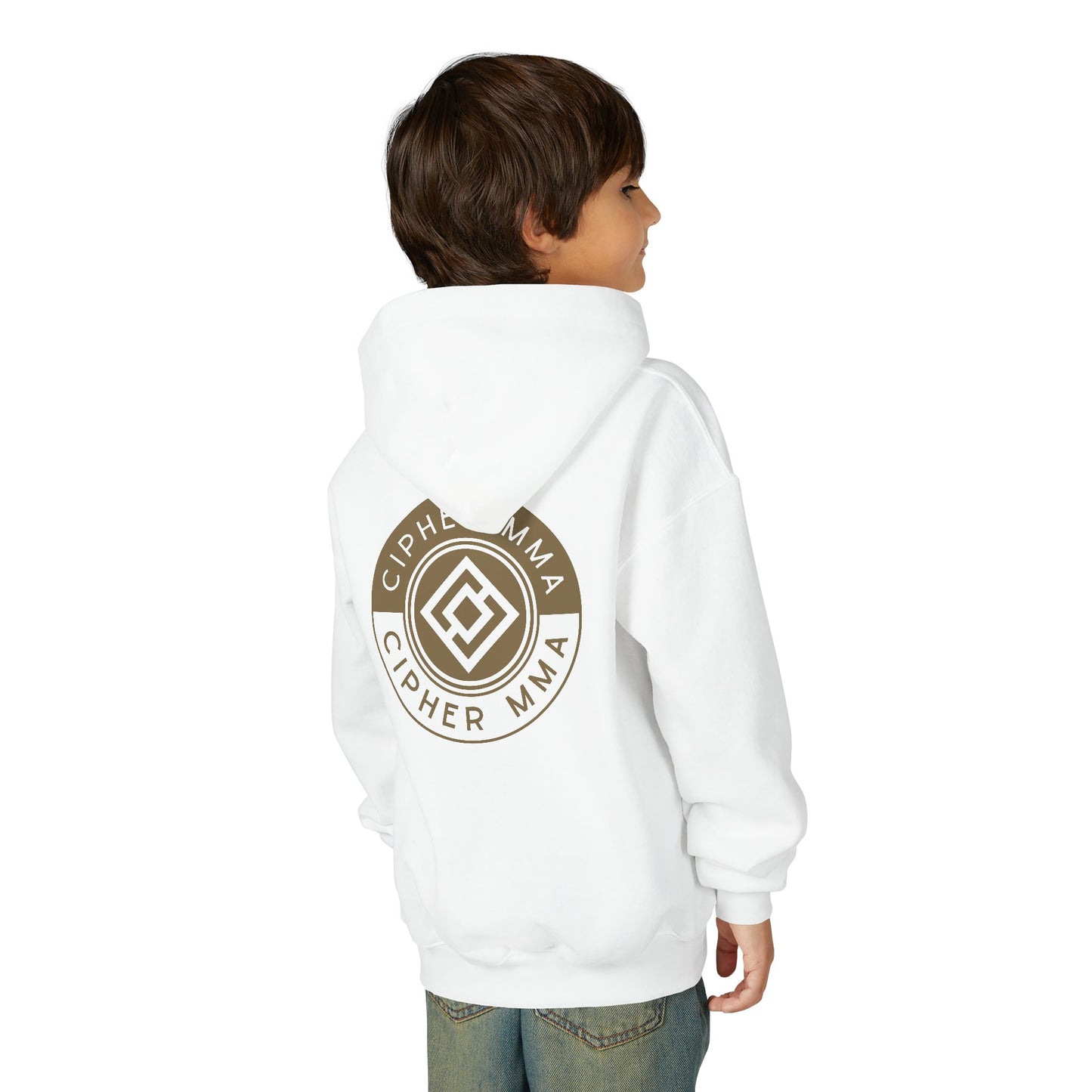 Cipher MMA Youth Hoodie — Athletic Martial Arts Logo Pullover