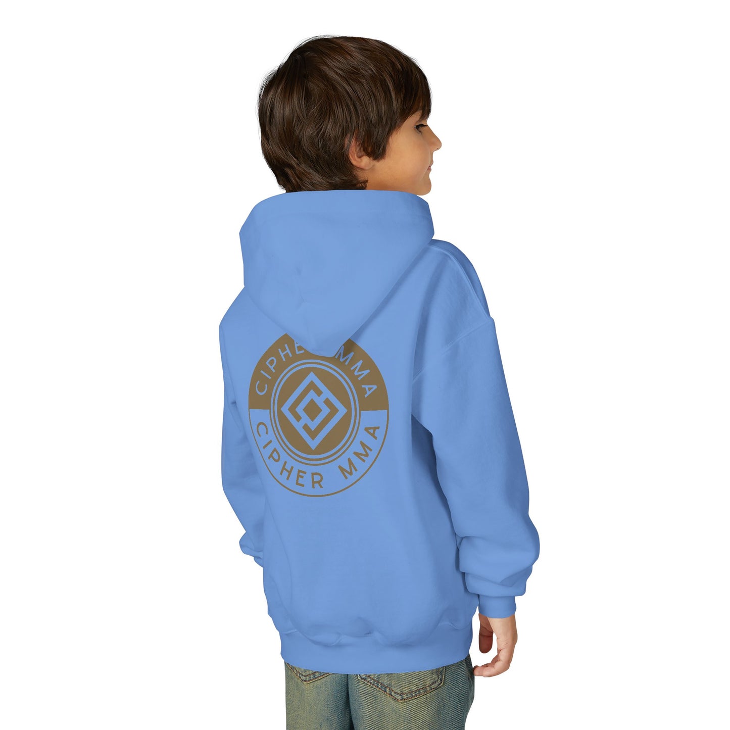 Cipher MMA Youth Hoodie — Athletic Martial Arts Logo Pullover