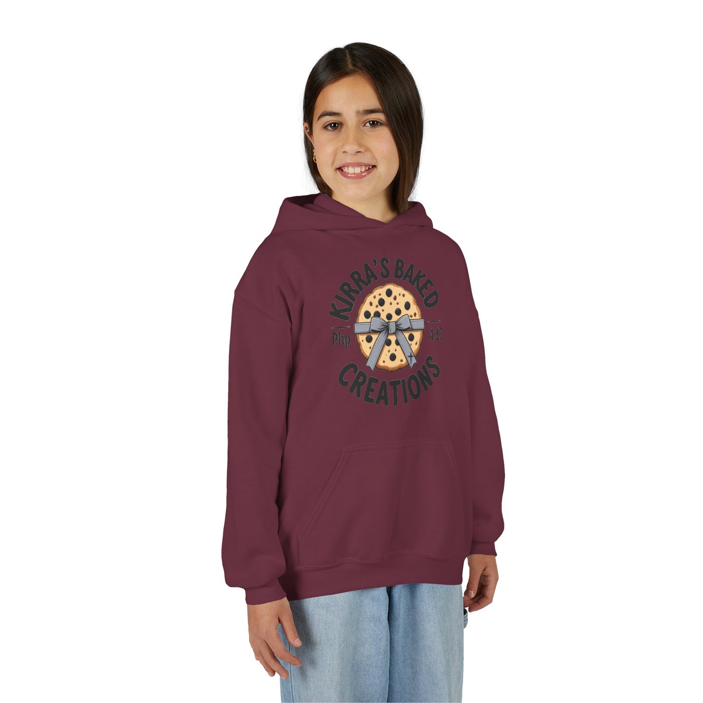 Youth Hoodie - Kirra's Baked Creations Cookie Logo Sweatshirt