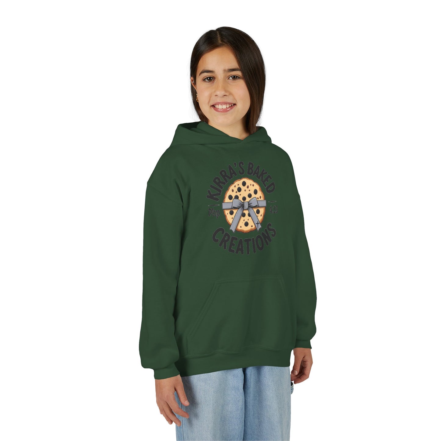 Youth Hoodie - Kirra's Baked Creations Cookie Logo Sweatshirt