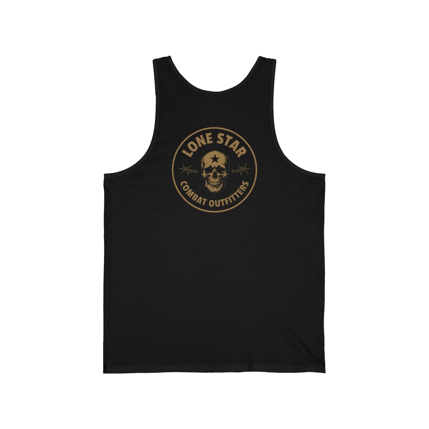 Lone Star Combat Outfitters Skull Tank Top — Military-Inspired Graphic Jersey Tank