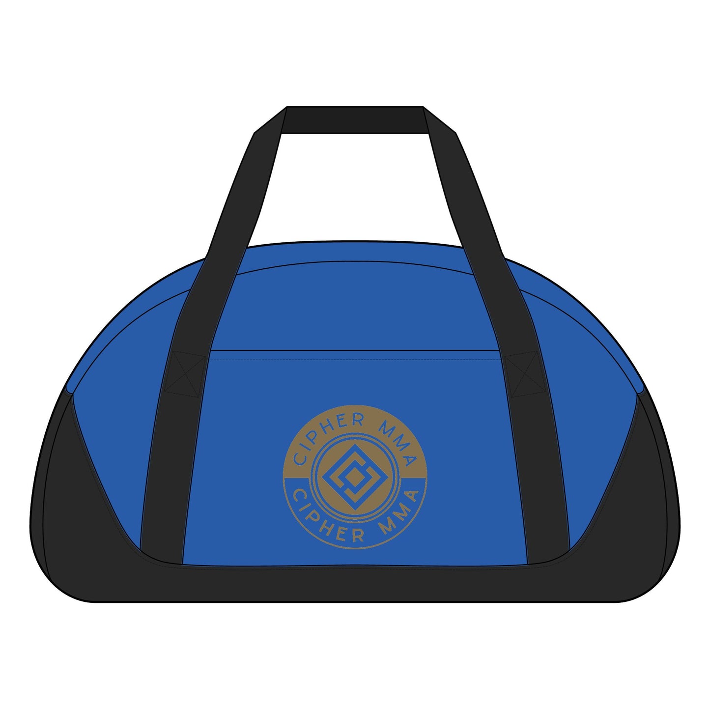 Cipher MMA Access Dome Duffel Bag — Gym Travel Sports Duffel with Logo