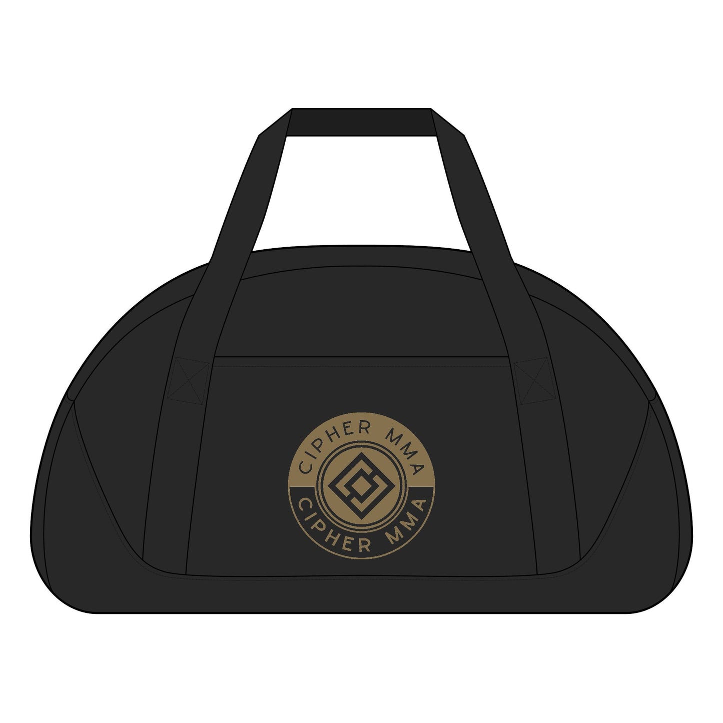 Cipher MMA Access Dome Duffel Bag — Gym Travel Sports Duffel with Logo
