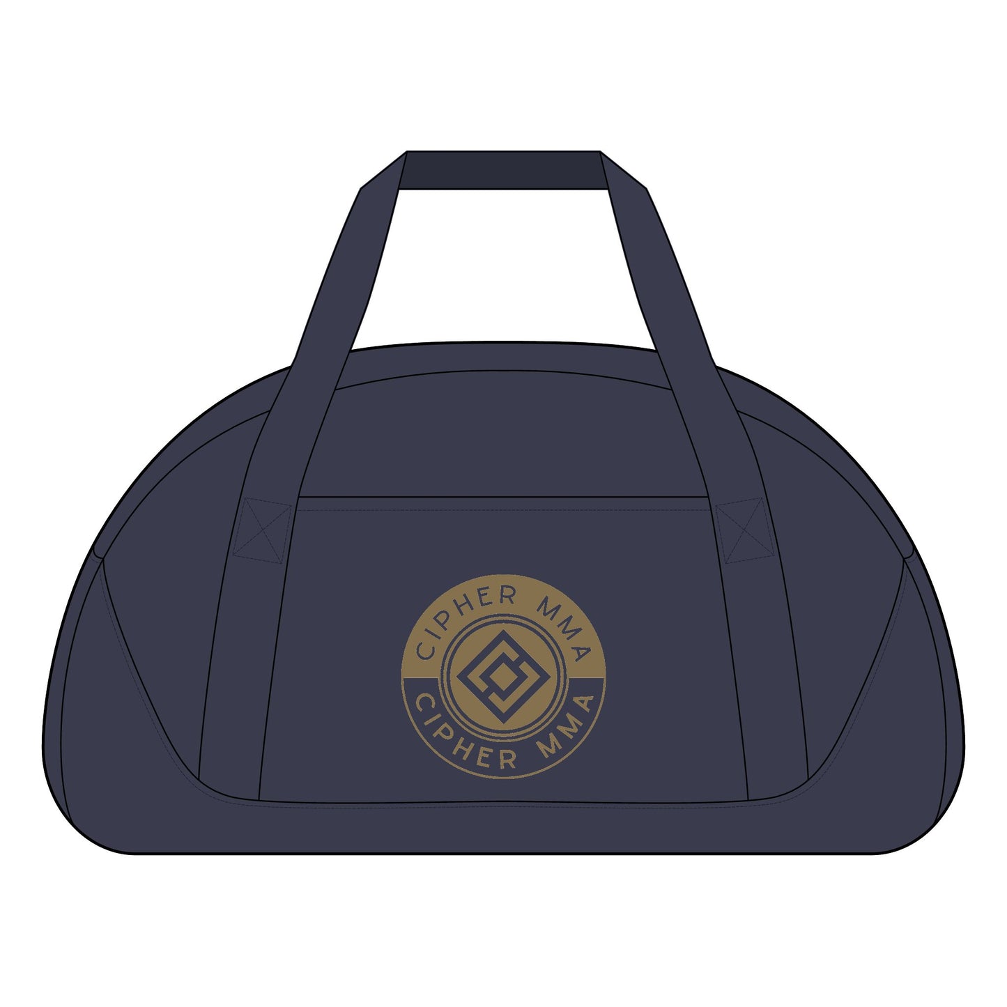 Cipher MMA Access Dome Duffel Bag — Gym Travel Sports Duffel with Logo