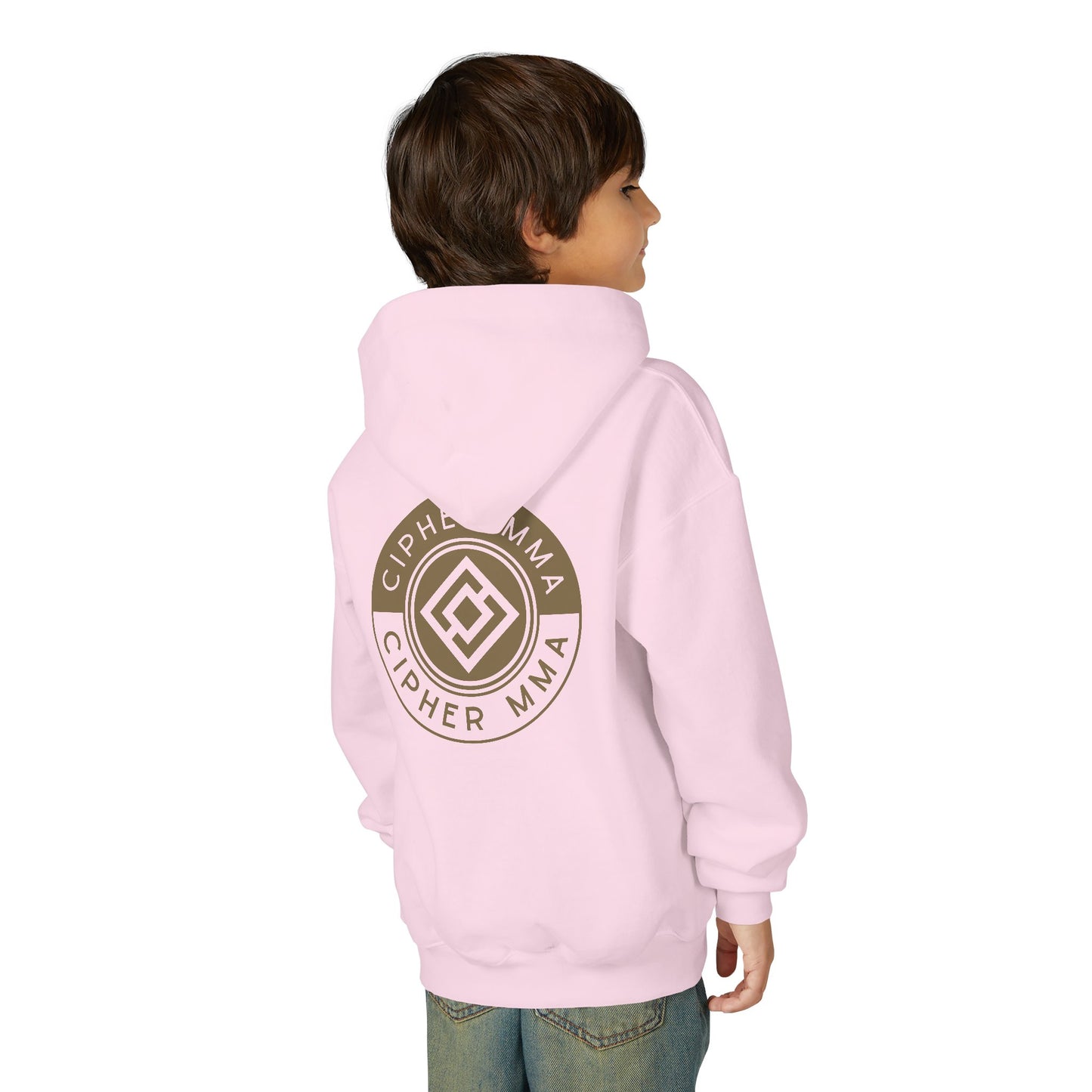Cipher MMA Youth Hoodie — Athletic Martial Arts Logo Pullover