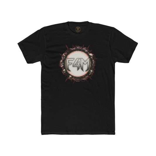 Framed 4 Murder Graphic Tee — F4M Band Logo Horror Rock Shirt