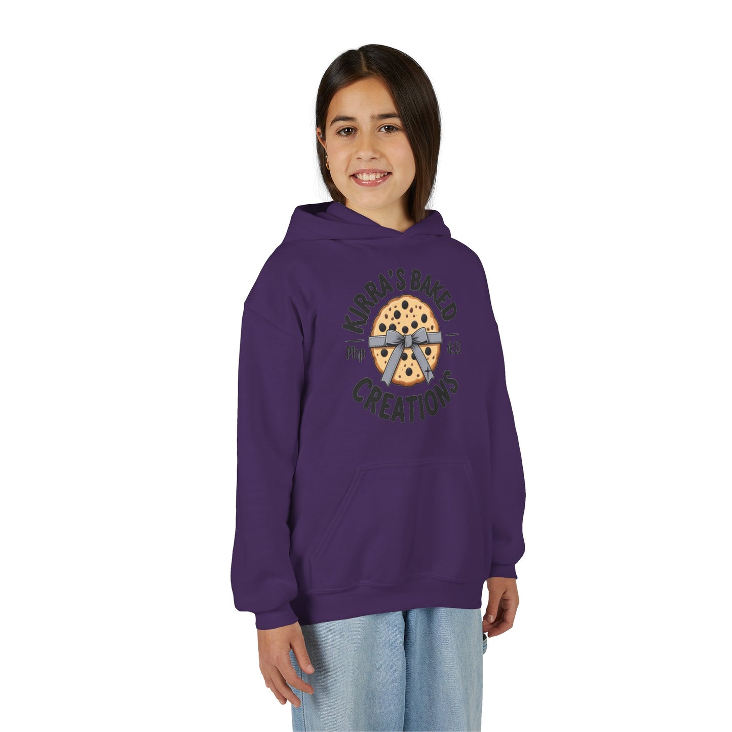 Youth Hoodie - Kirra's Baked Creations Cookie Logo Sweatshirt