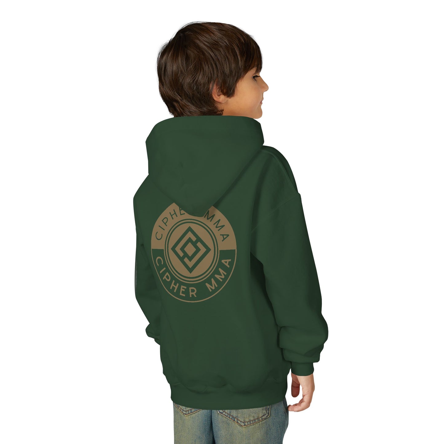 Cipher MMA Youth Hoodie — Athletic Martial Arts Logo Pullover