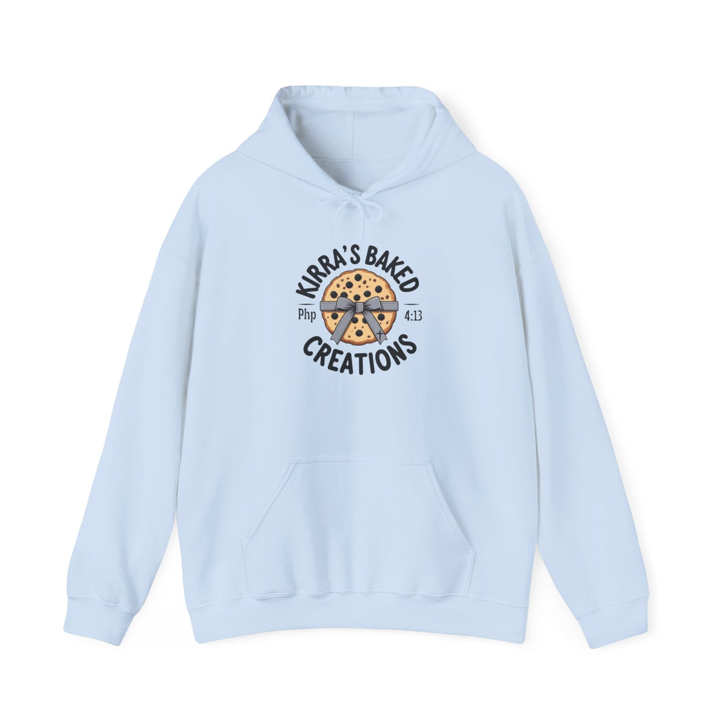 Bakery Logo Hoodie — "Kirra's Baked Creations" Branded Pullover