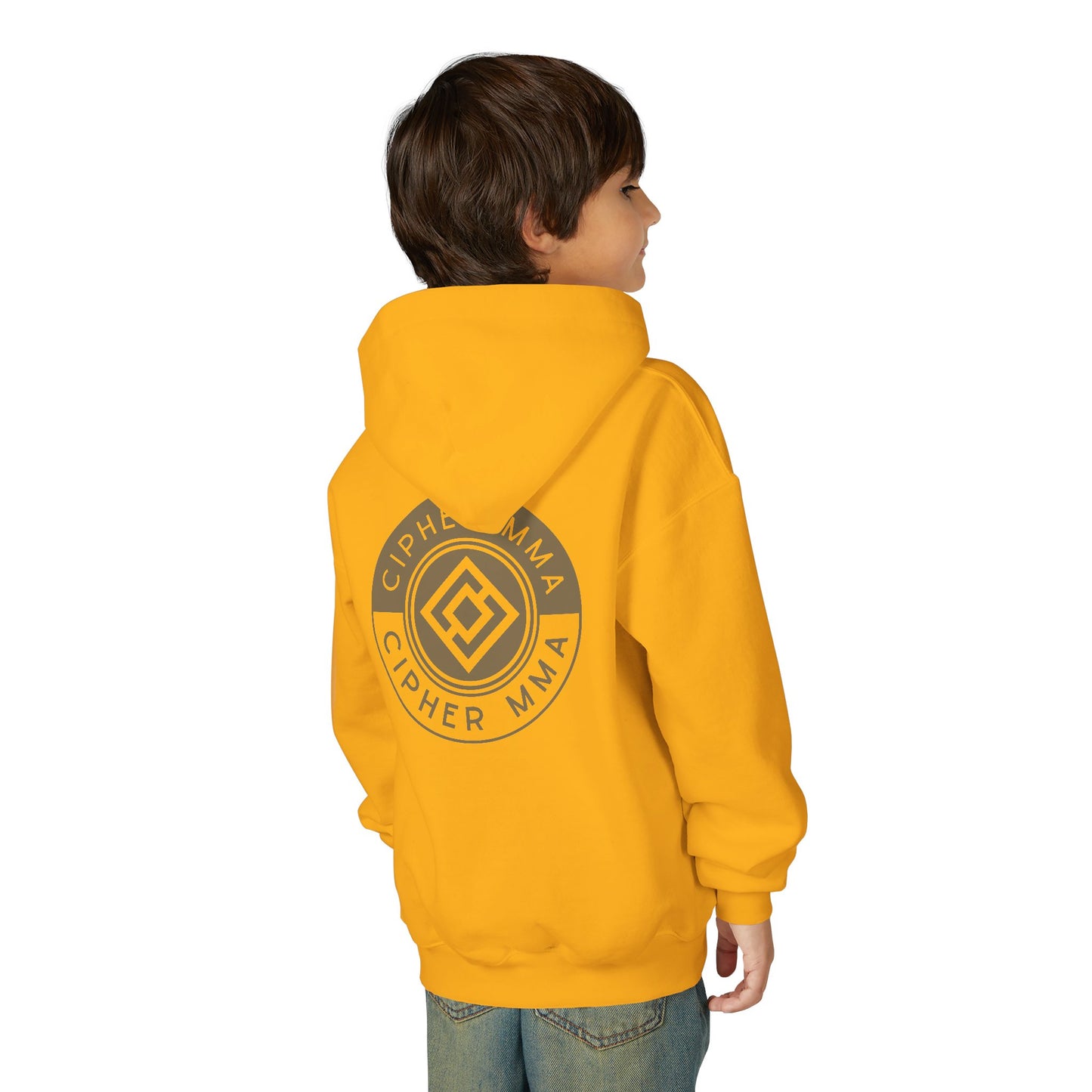 Cipher MMA Youth Hoodie — Athletic Martial Arts Logo Pullover
