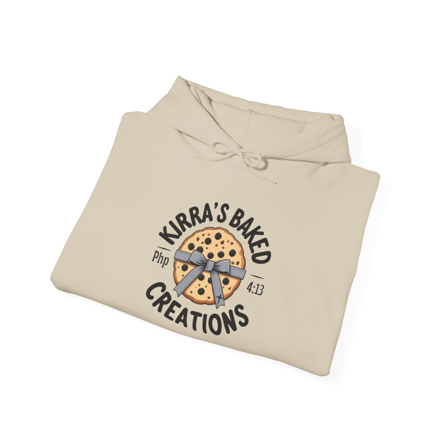 Bakery Logo Hoodie — "Kirra's Baked Creations" Branded Pullover