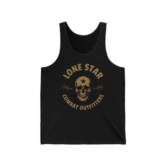 Lone Star Combat Outfitters Skull Tank Top — Military-Inspired Graphic Jersey Tank