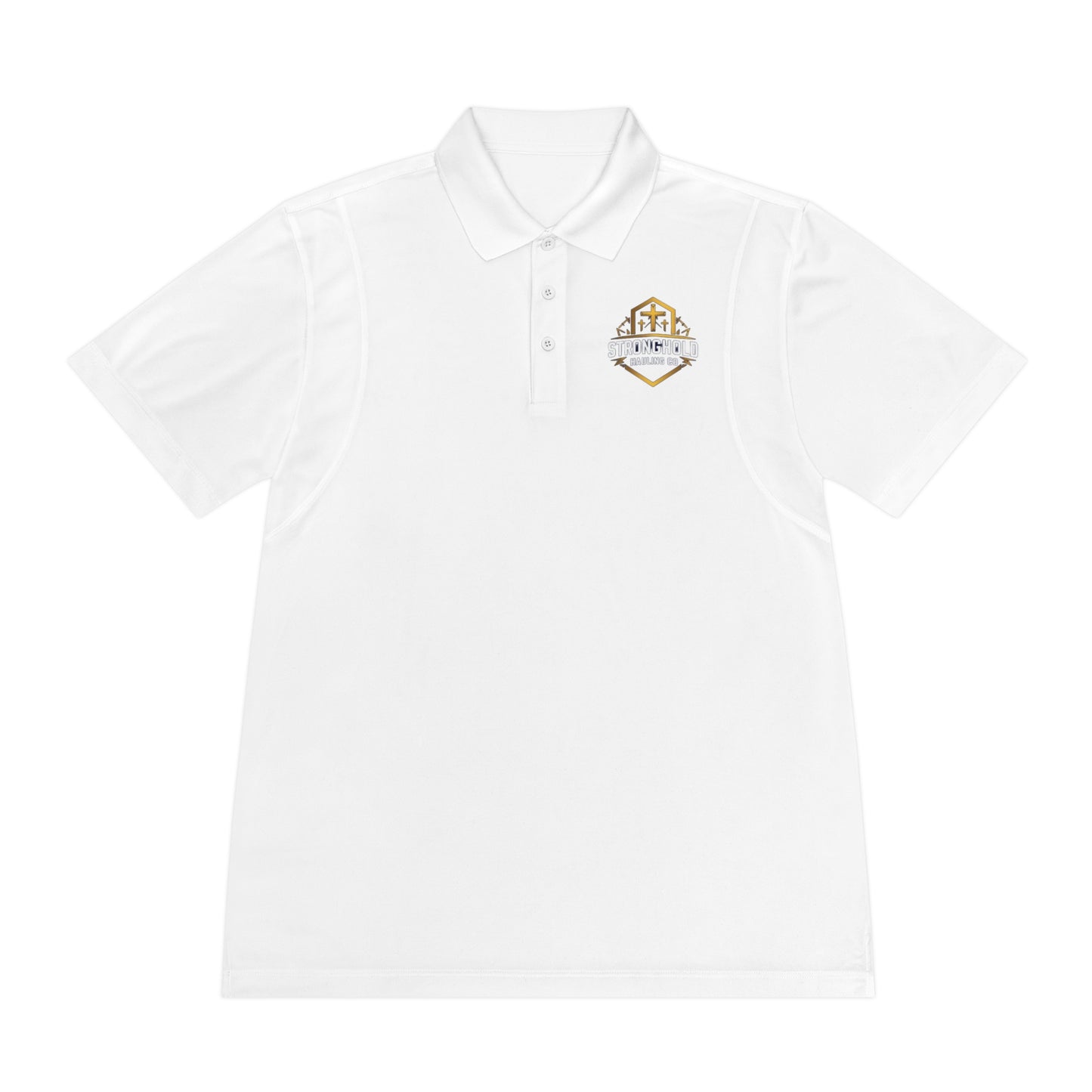 Stronghold Hauling Co. Logo Polo — Men's Performance Sport Polo