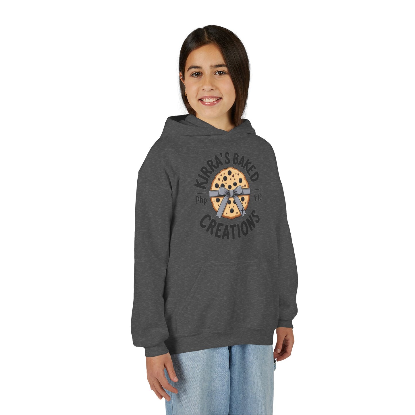 Youth Hoodie - Kirra's Baked Creations Cookie Logo Sweatshirt