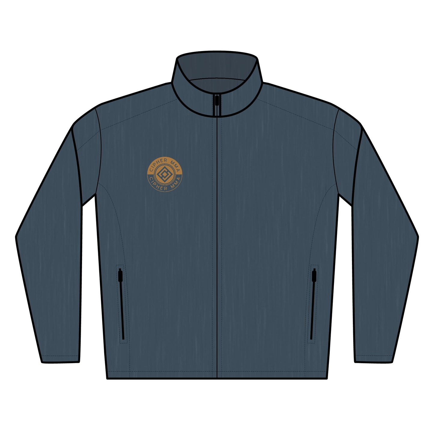 CIPHER Embroidered Soft Shell Jacket - Stylish Outerwear for Men