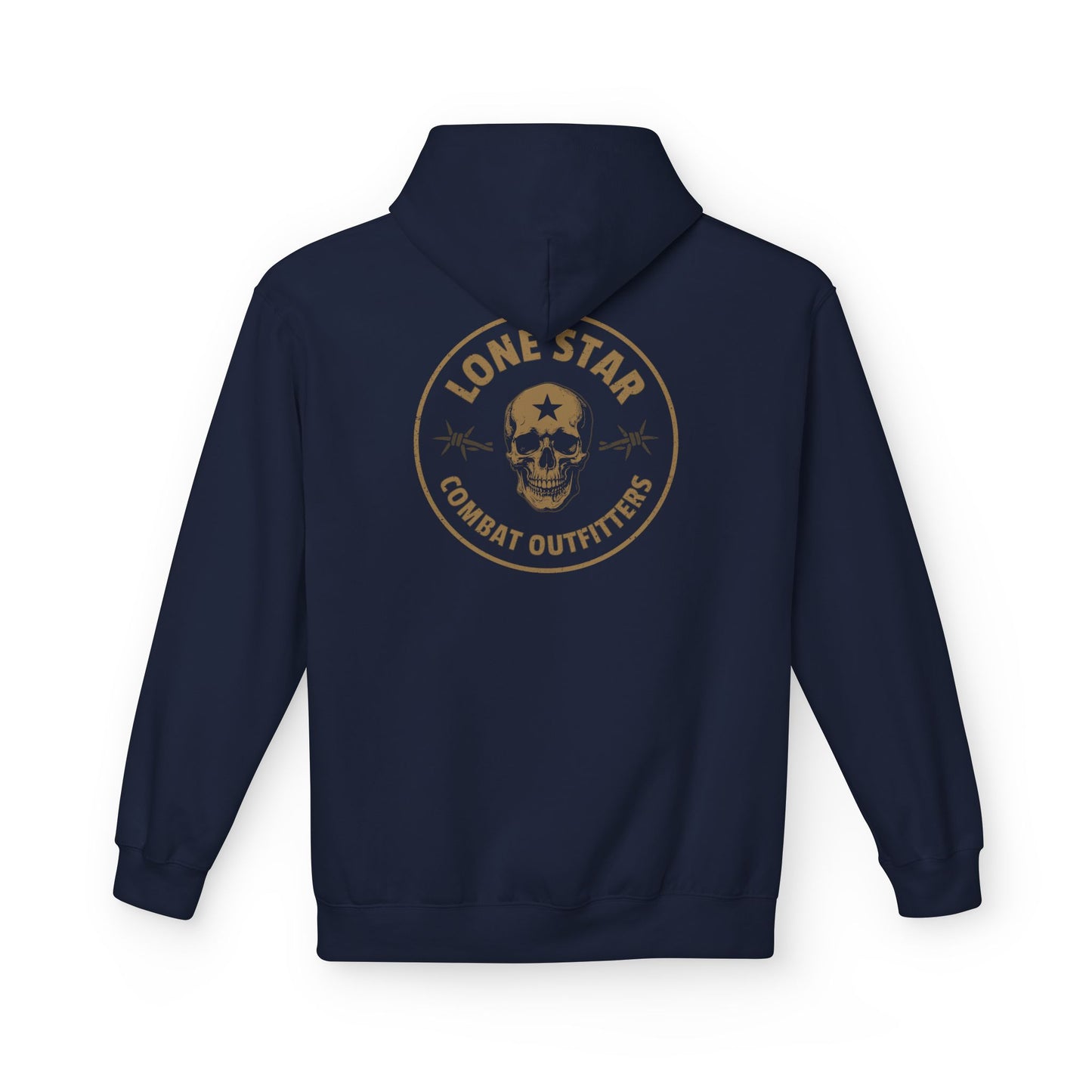 Lone Star Combat Outfitters Skull Hoodie — Vintage Military Tactical Pullover