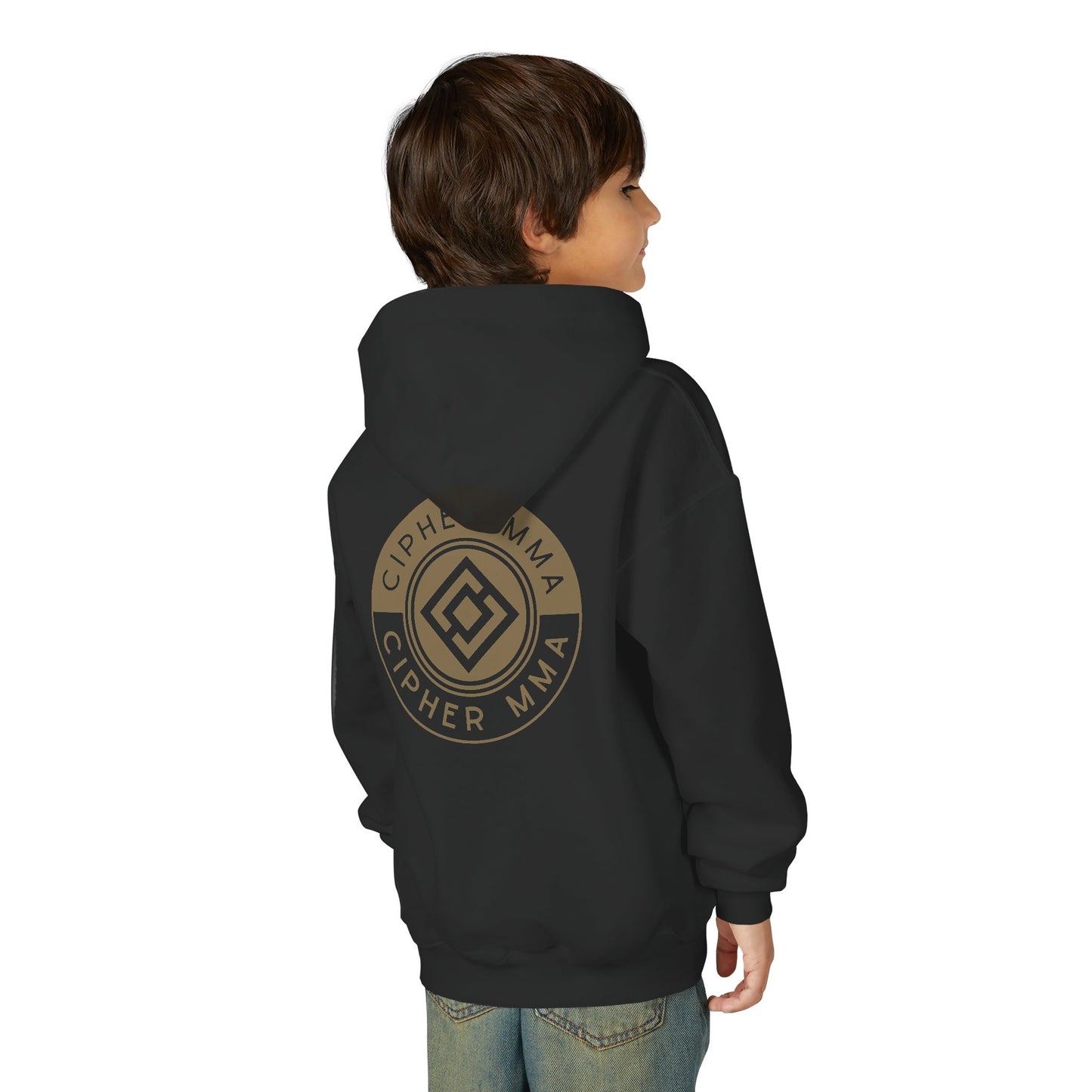 Cipher MMA Youth Hoodie — Athletic Martial Arts Logo Pullover