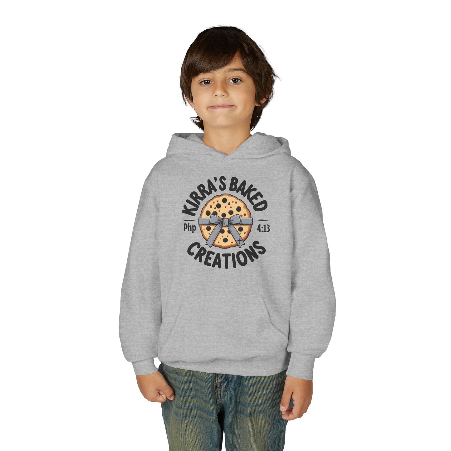 Youth Hoodie - Kirra's Baked Creations Cookie Logo Sweatshirt
