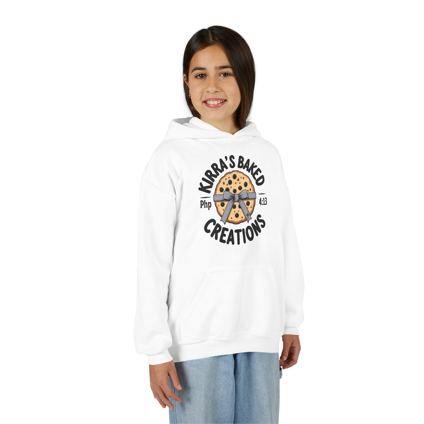 Youth Hoodie - Kirra's Baked Creations Cookie Logo Sweatshirt