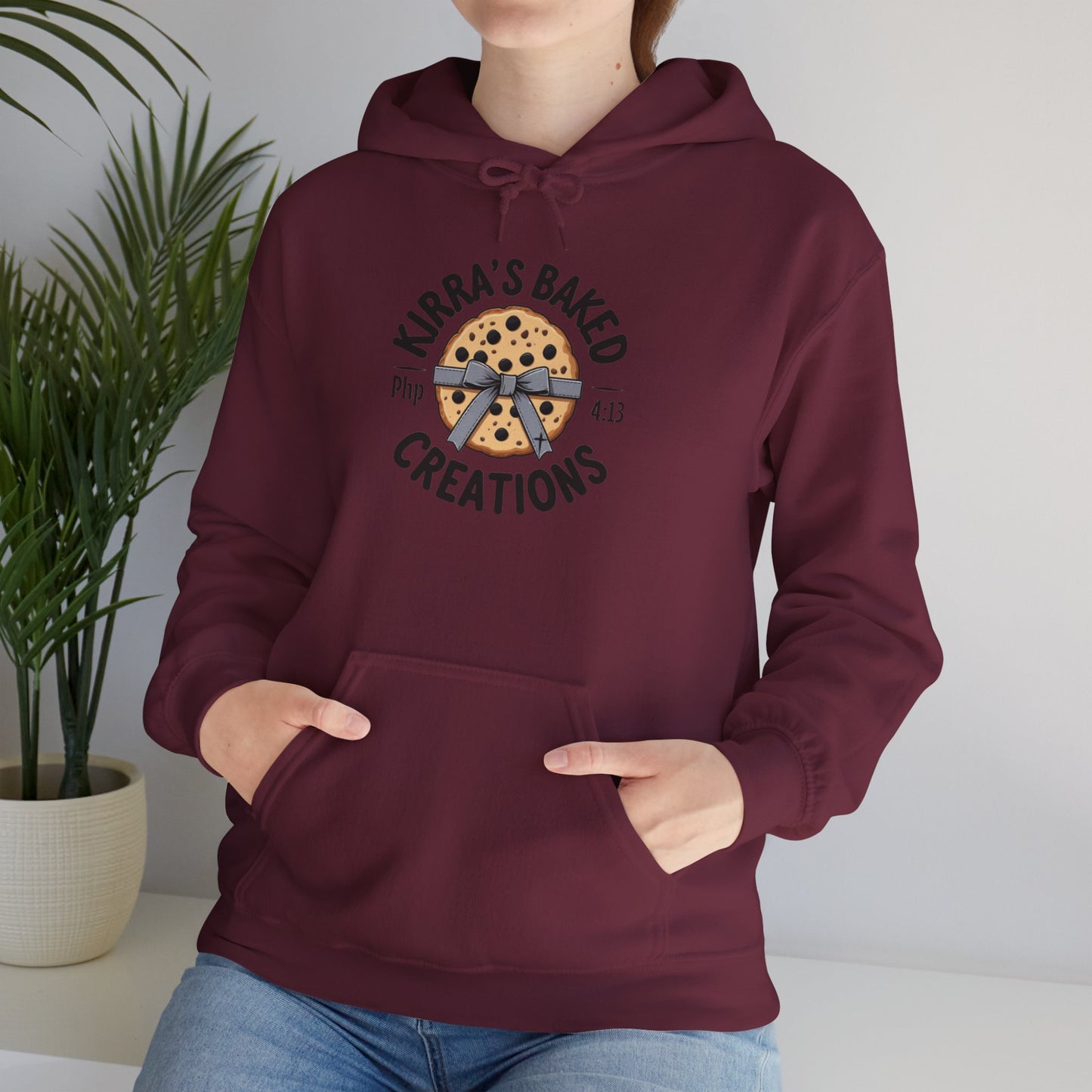 Bakery Logo Hoodie — "Kirra's Baked Creations" Branded Pullover