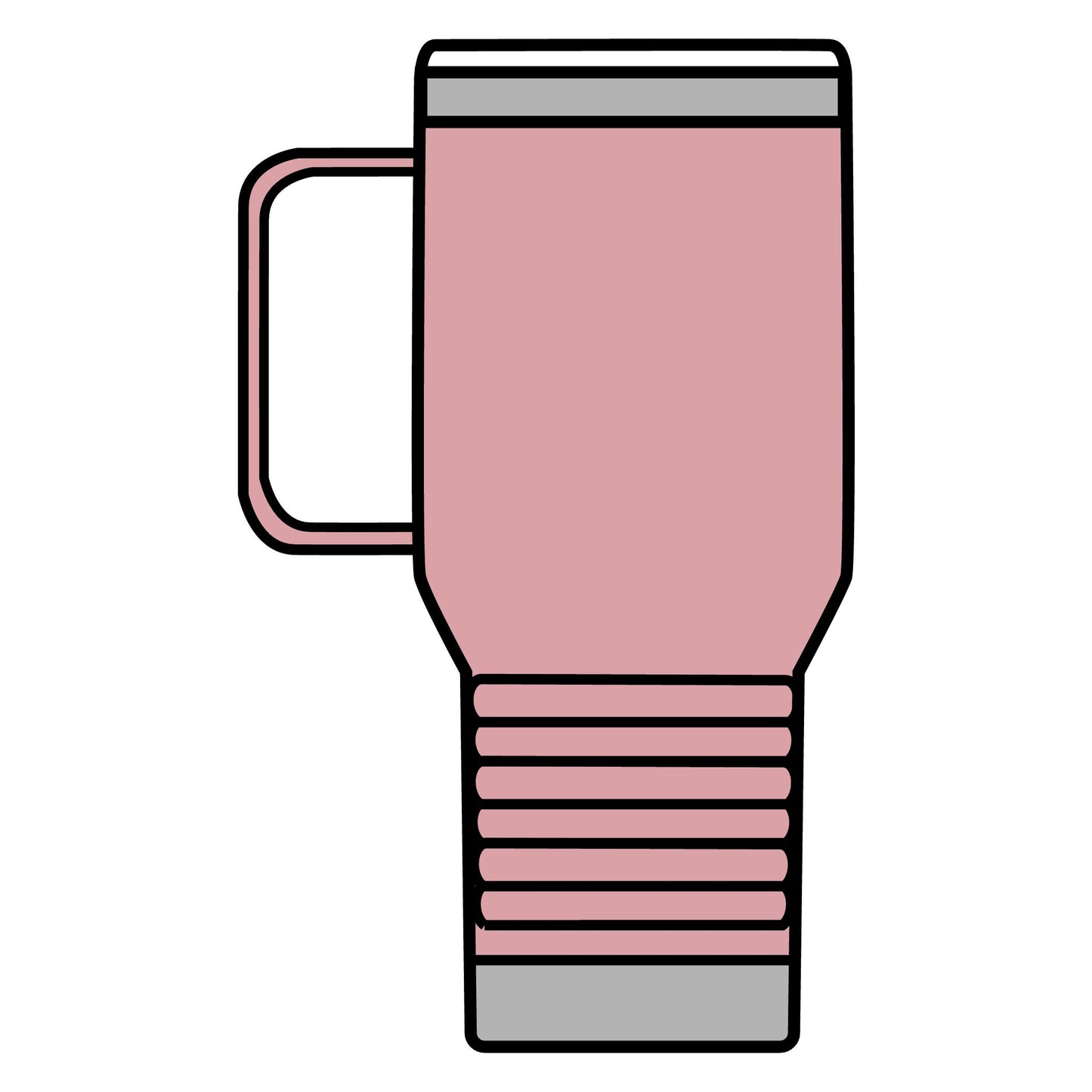 FAM Gothic Skull Travel Mug — 20oz Insulated Horror Coffee Tumbler