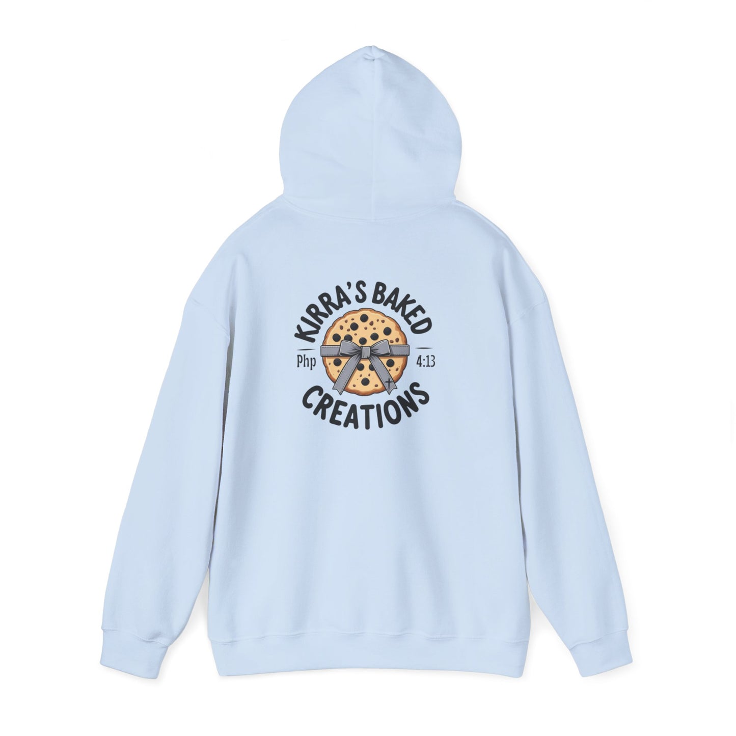 Bakery Logo Hoodie — "Kirra's Baked Creations" Branded Pullover