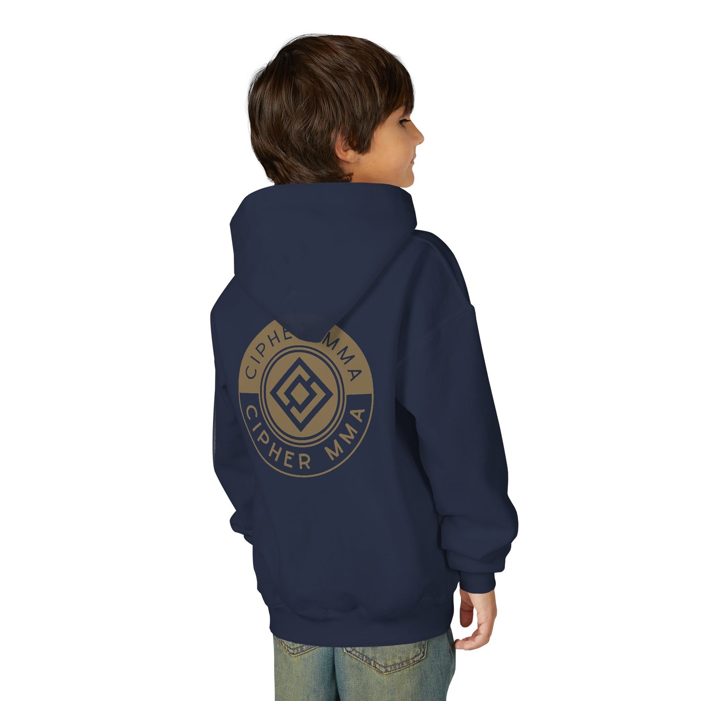 Cipher MMA Youth Hoodie — Athletic Martial Arts Logo Pullover