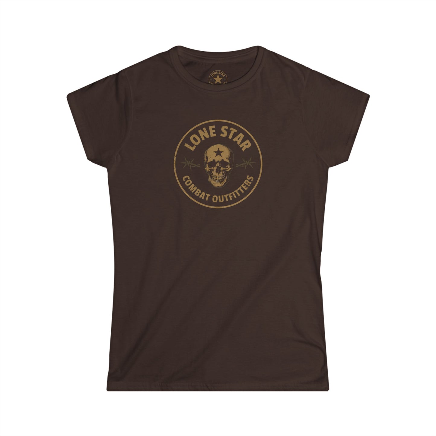 Women's Tee — Lone Star Combat Outfitters Skull Badge Graphic