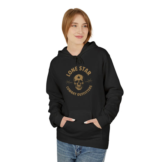 Lone Star Combat Outfitters Skull Hoodie — Vintage Military Tactical Pullover