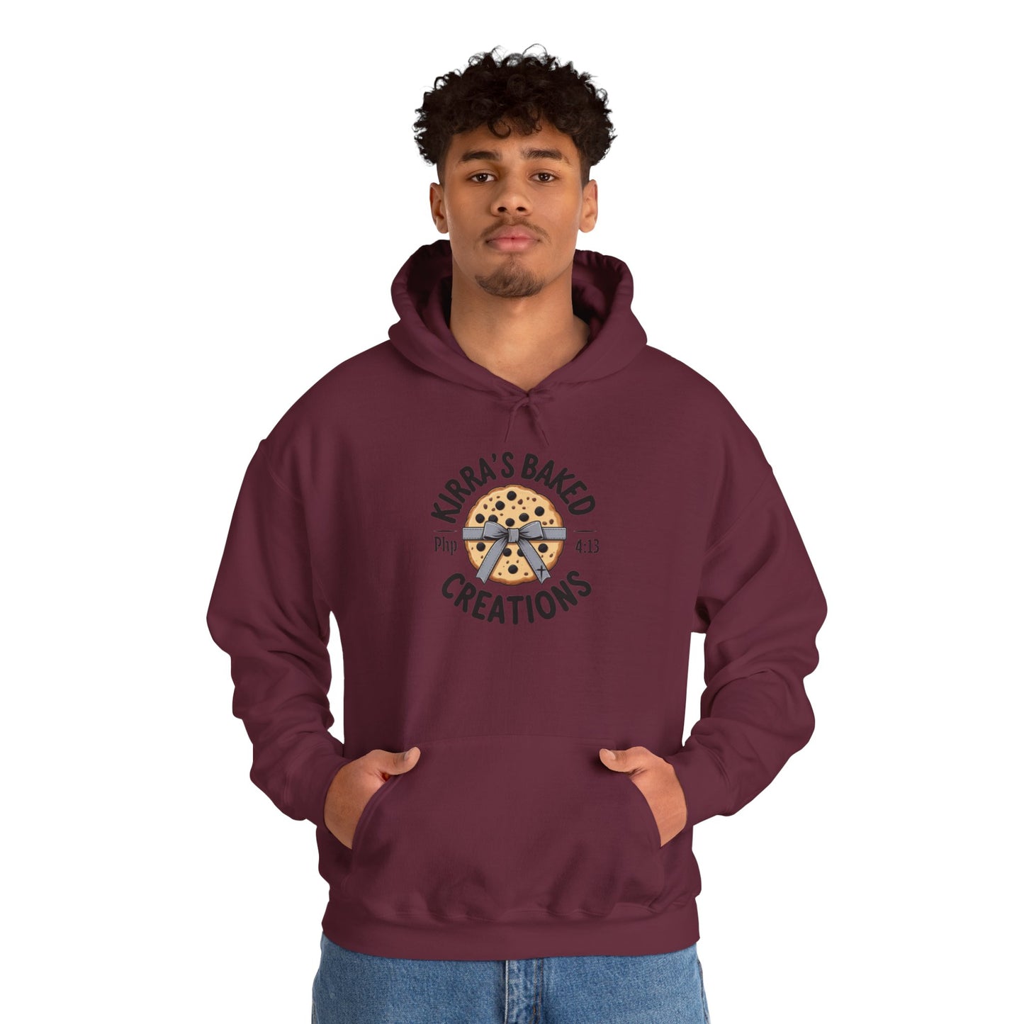Bakery Logo Hoodie — "Kirra's Baked Creations" Branded Pullover