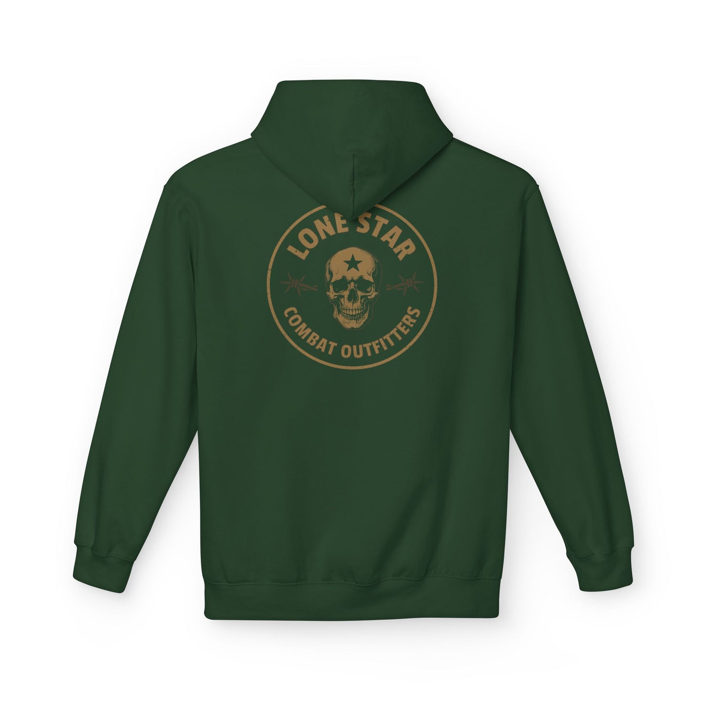 Lone Star Combat Outfitters Skull Hoodie — Vintage Military Tactical Pullover
